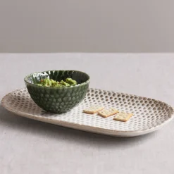 CERAMIC Aurora Dip Bowl Set of 2 (Green) Chip + Dip|Gifts Under $50