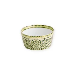 Clearance CERAMIC Ravenna Small Dip Bowl Set of 4 Green & Gold Ravenna|Bowls