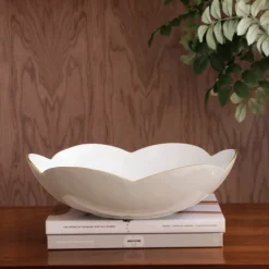 Sale ENCANTO Amelia Large Bowl Cream and White Holiday|Bowls