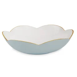 Hot ENCANTO Amelia Large Bowl Slate and White Bowls|Enameled Color Metal