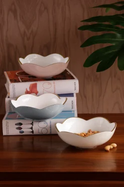New ENCANTO Amelia Mini Round Bowl Slate and White Bowls|Gifts Under $99
