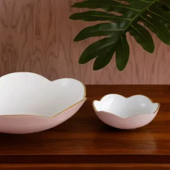 Best ENCANTO Amelia Mini Round Bowl Camellia and White Bowls|Gifts Under $99