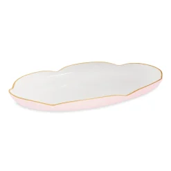 Clearance ENCANTO Amelia Oval Tray Camellia and White Platters|Trays