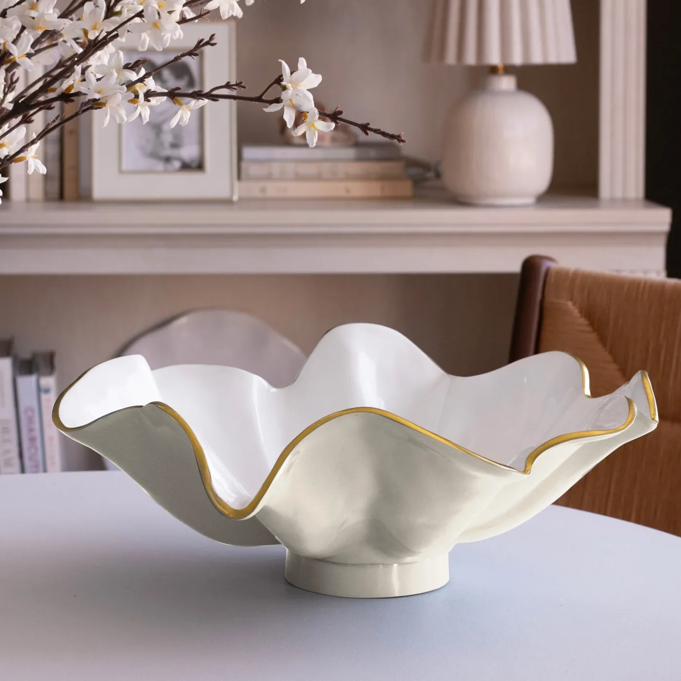 Best ENCANTO Aries Bowl (Cream and White) Holiday|Bowls