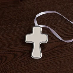 Clearance ENCANTO Athens Cross Ornament (Cream) Crosses|Gifts Under $50