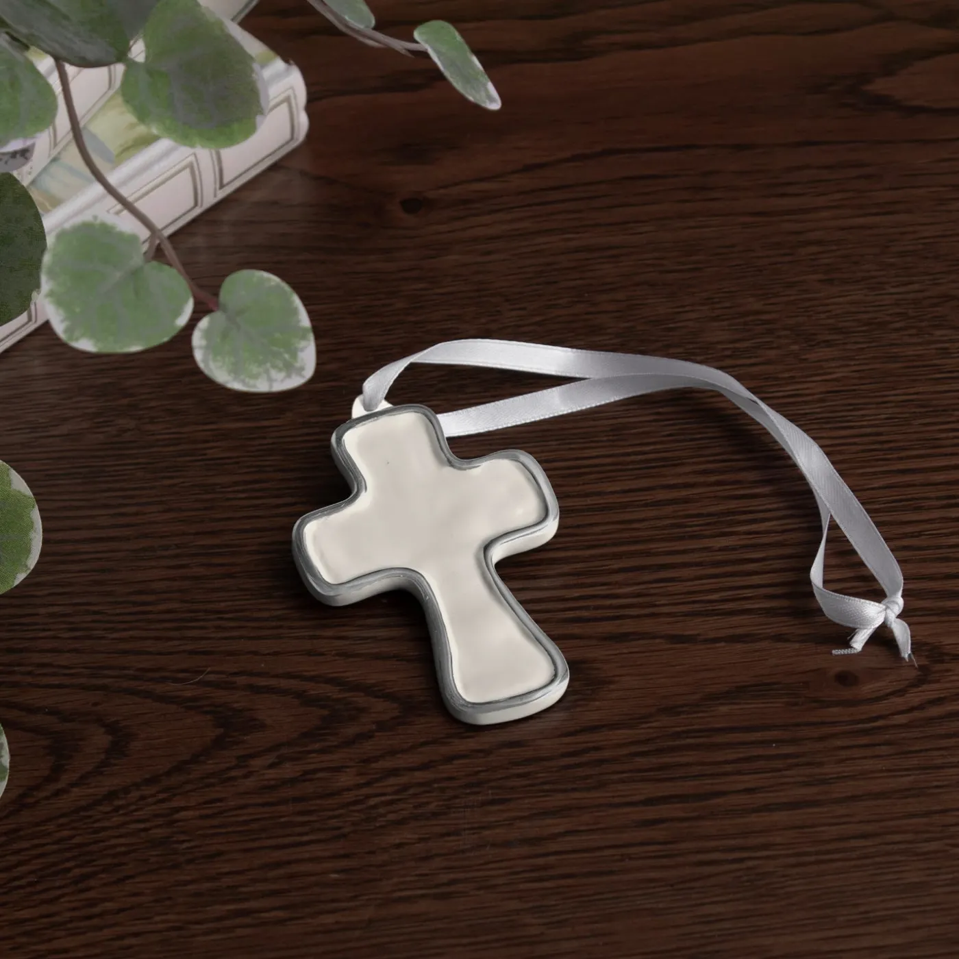 Clearance ENCANTO Athens Cross Ornament (Cream) Crosses|Gifts Under $50