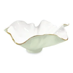 Online ENCANTO Bloom Wine Bucket (Pistachio and White) Gifts For The Wine Lover|Enameled Color Metal