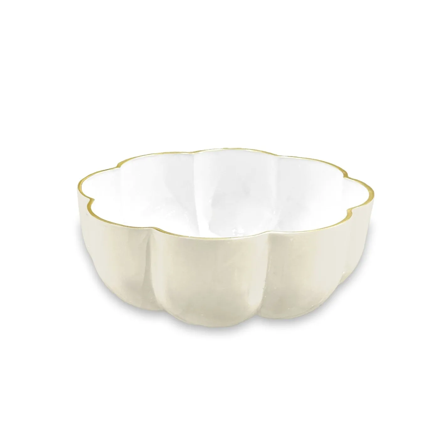 ENCANTO Calabaza Medium Bowl (Cream and White) Holiday|Bowls