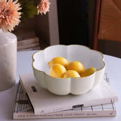 ENCANTO Calabaza Medium Bowl (Cream and White) Holiday|Bowls