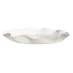 Discount ENCANTO Carola Large Round Platter (Cream and White) Holiday|Platters