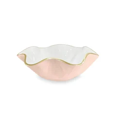 Best ENCANTO Carola Small Round Bowl (Camellia and White) Bowls|Gifts Under $99