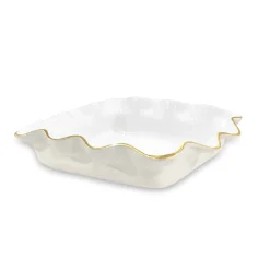 Best ENCANTO Carola Square Casserole Holder (Cream and White) Holiday|The Holiday Shop
