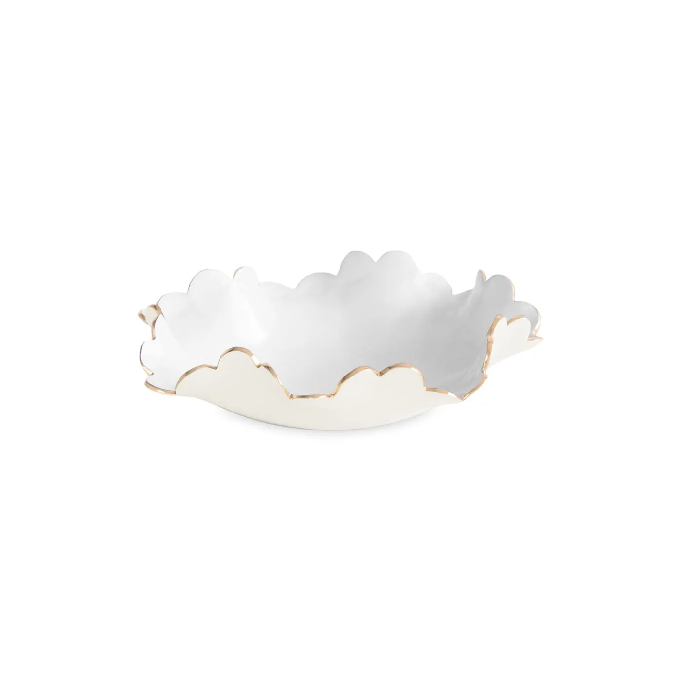 Hot ENCANTO Colette Small Bowl (Cream and White) Bowls|Enameled Color Metal
