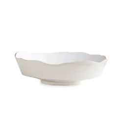 Hot ENCANTO Dakota Large Bowl (Cream and White) Holiday|Bowls