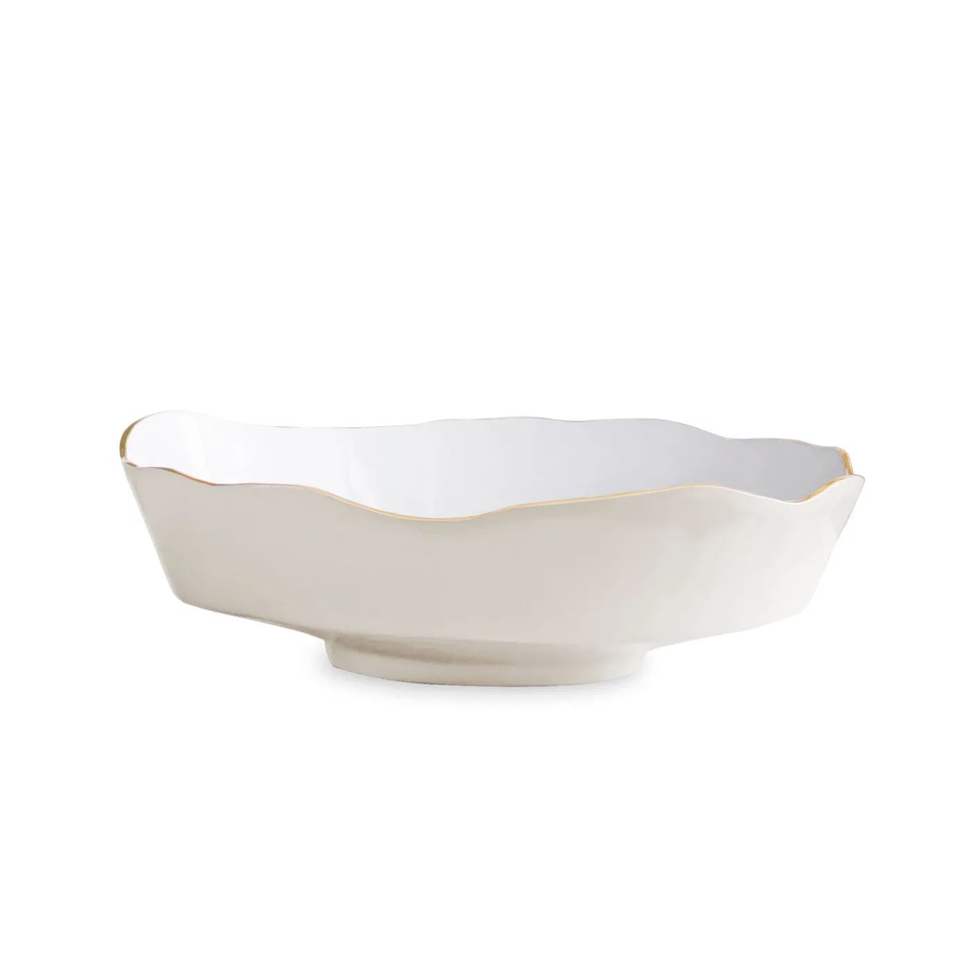 Hot ENCANTO Dakota Large Bowl (Cream and White) Holiday|Bowls