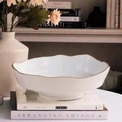 Sale ENCANTO Dakota Medium Bowl (Cream and White) Holiday|Bowls