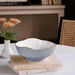 Hot ENCANTO Dakota Small Bowl (Slate and White) Bowls|Gifts Under $99