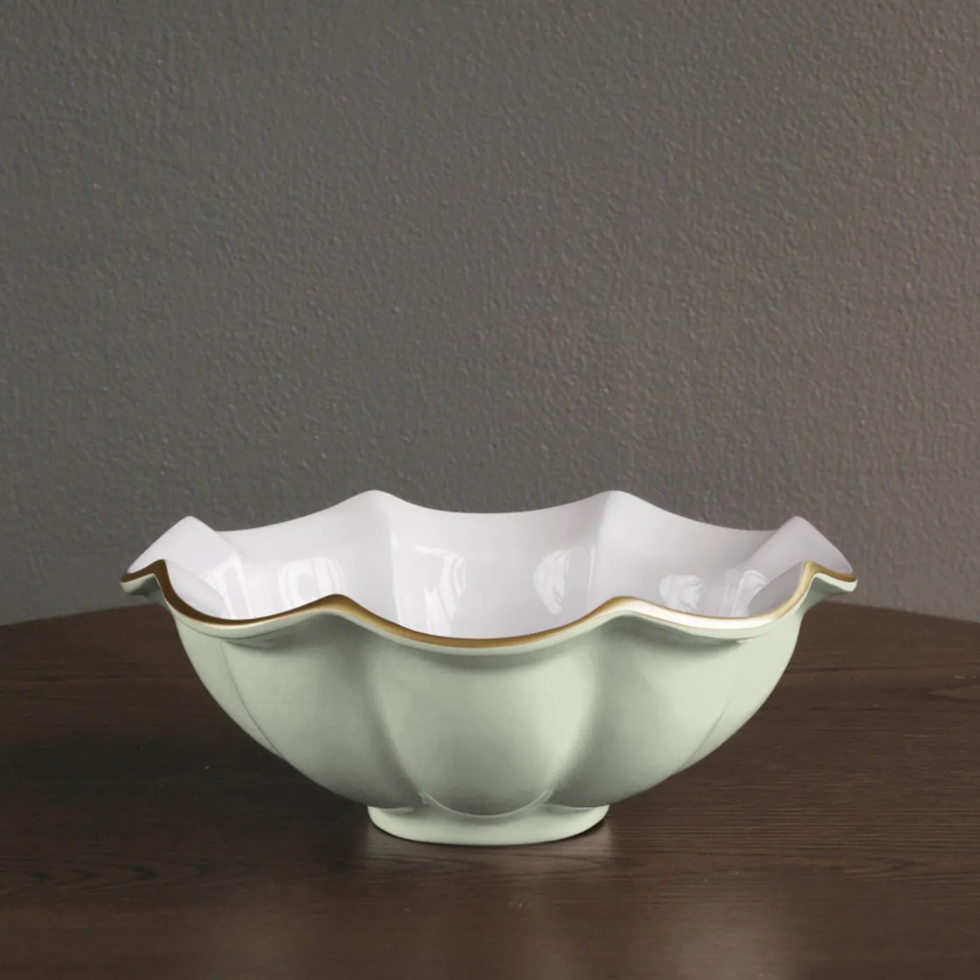 Online ENCANTO Devon Medium Bowl (Pistachio and White) Bowls|Gifts Under $99