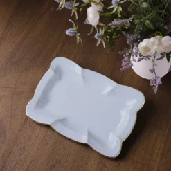 Hot ENCANTO Devon Medium Tray (Periwinkle) Trays|Enameled Color Metal