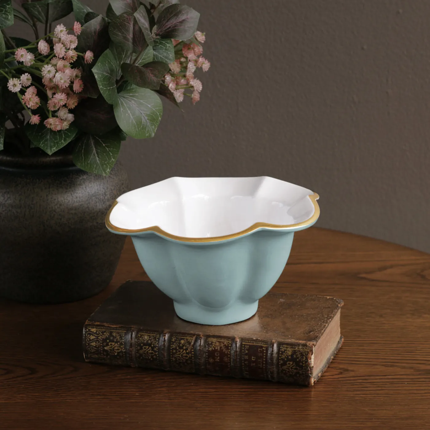 Hot ENCANTO Devon Small Bowl (Turquoise and White) Bowls|Gifts Under $99