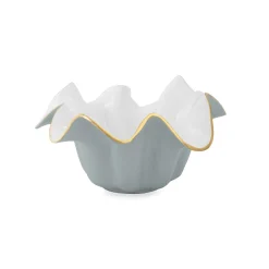 Sale ENCANTO Medium Medusa Bowl Slate and White Bowls|Enameled Color Metal