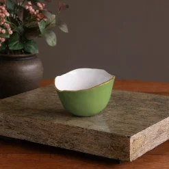 Hot ENCANTO Osaka Small Bowl (Green and White) Bowls|Gifts Under $99