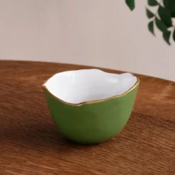 Sale Encanto Osaka Small Bowl (Leaf Green and White) Holiday|Bowls