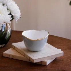 ENCANTO Osaka Small Bowl Slate & White Bowls|Gifts Under $99