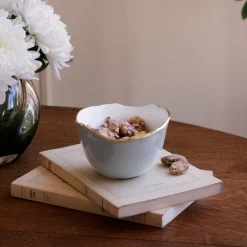 ENCANTO Osaka Small Bowl Slate & White Bowls|Gifts Under $99