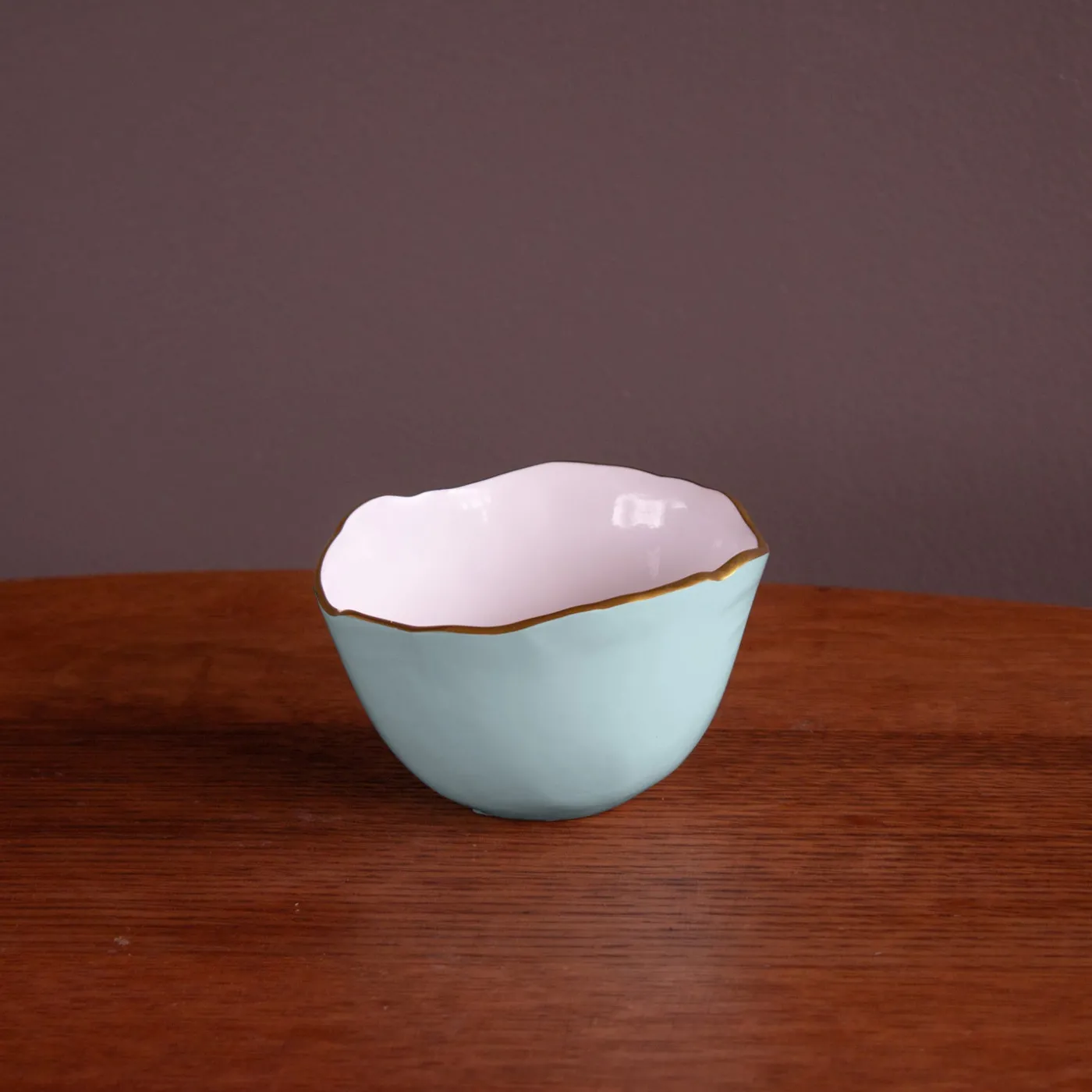 Discount ENCANTO Osaka Small Bowl (Sky Blue and White) Bowls|Enameled Color Metal