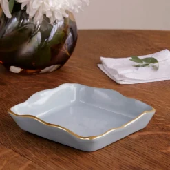 Clearance ENCANTO Soho Beverage Napkin Holder Slate Napkin + Guest Towel Boxes|Enameled Color Metal