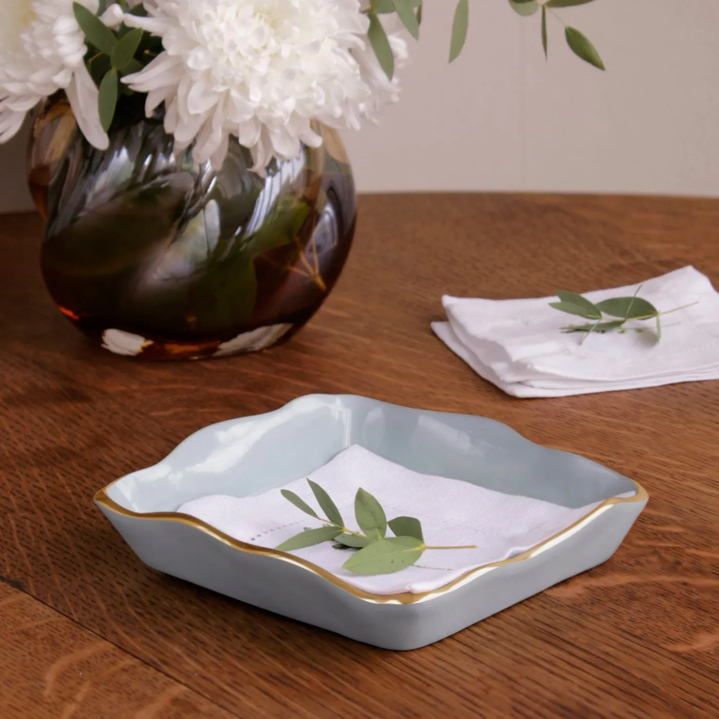 Clearance ENCANTO Soho Beverage Napkin Holder Slate Napkin + Guest Towel Boxes|Enameled Color Metal