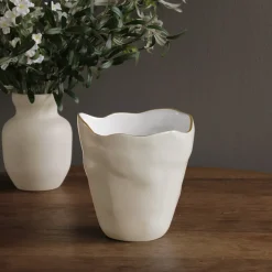 Online ENCANTO Soho Large Ice Bucket (Cream and White) View All Soho|Ice Buckets + Scoops