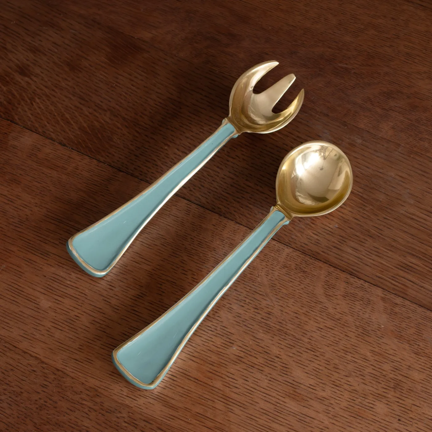 Clearance ENCANTO Soho Salad Servers (Turquoise) View All Soho|Salad Servers + Utensils