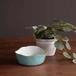 ENCANTO Soho Wine Coaster (Turquoise and White) View All Soho|Wine Coasters