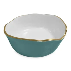 ENCANTO Soho Wine Coaster (Turquoise and White) View All Soho|Wine Coasters