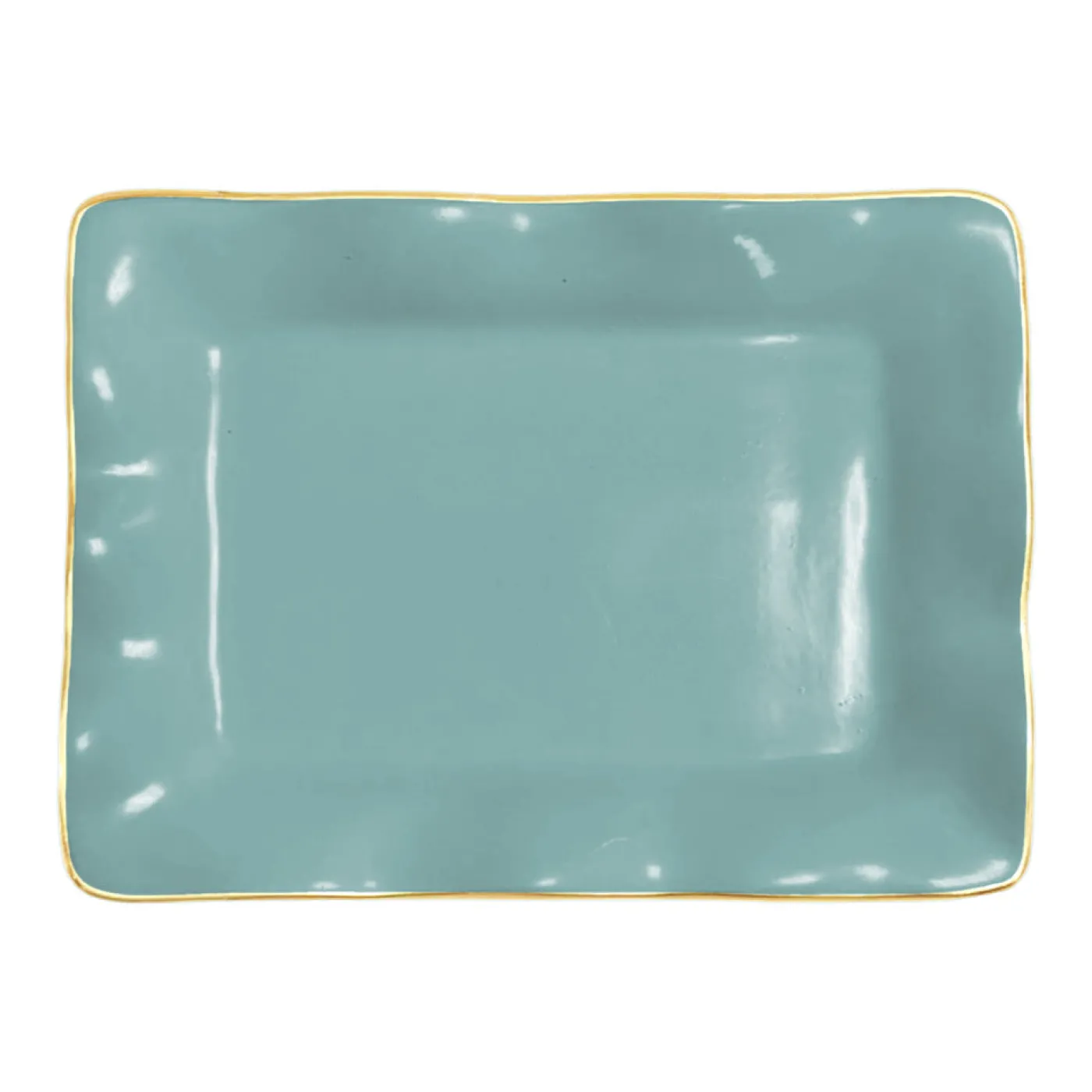 Online ENCANTO Vento Small Rectangular Tray (Turquoise) Trays|Gifts Under $50