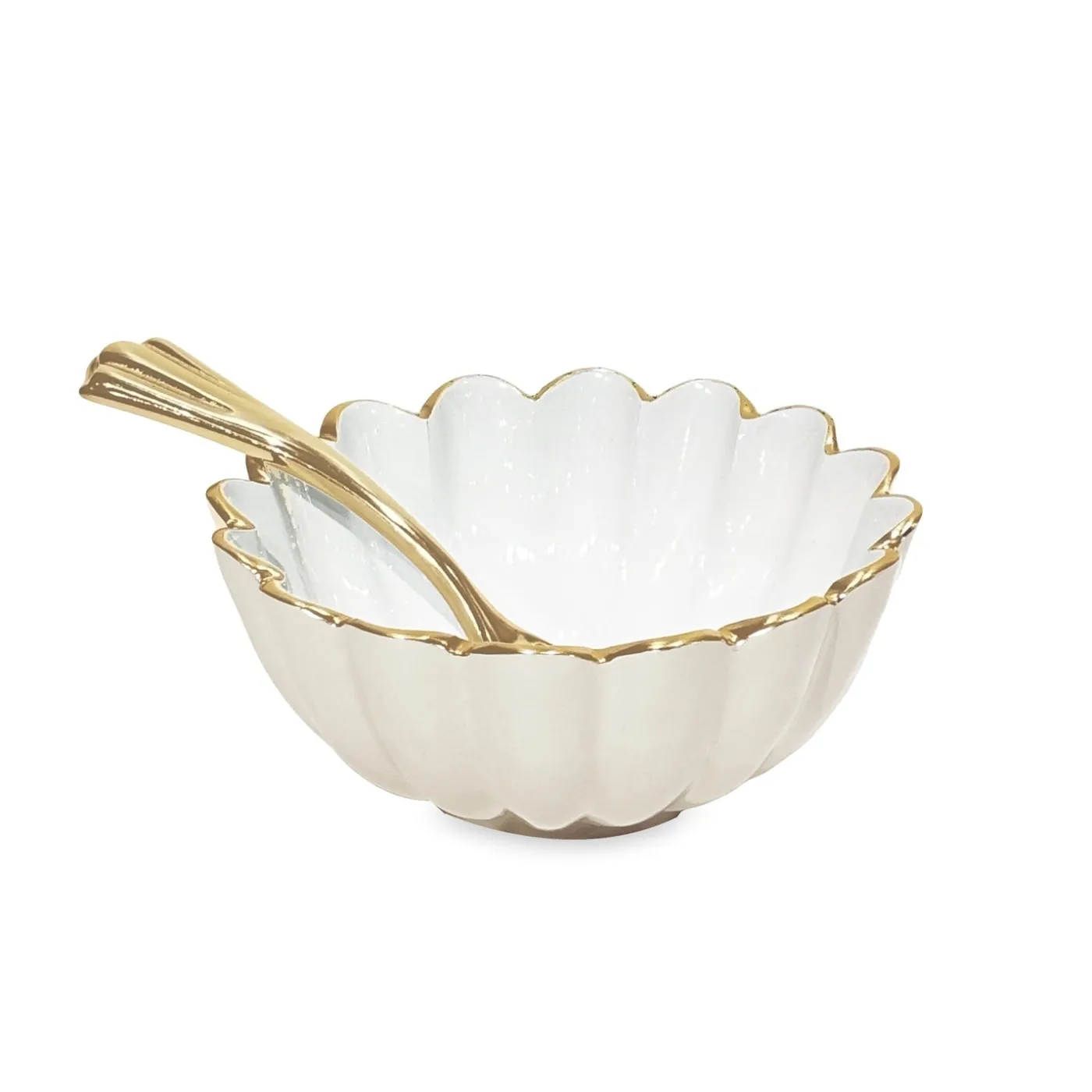 ENCANTO Vienna Mini Bowl with Spoon Cream and White Holiday|Bowls
