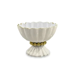 ENCANTO Vienna Mini Pedestal with Spoon (Cream and White) Pedestals|Gifts Under $99