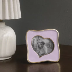 Outlet FRAME Encanto Curved Heart 5 x 5 (Lilac) GIFTABLES Heart|Gifts For The Graduate