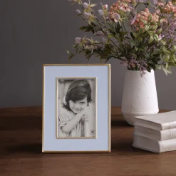 Online FRAME Encanto Jason 4 x 6 (Periwinkle) Enameled Color Metal