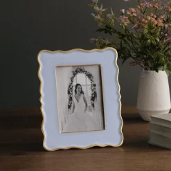 Best FRAME Encanto Rea 5x7 (Periwinkle) Enameled Color Metal