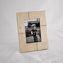 Discount FRAME Sierra Modern Asimetric 4 x 6 Vertical (Gold) Signature Aluminum Metal