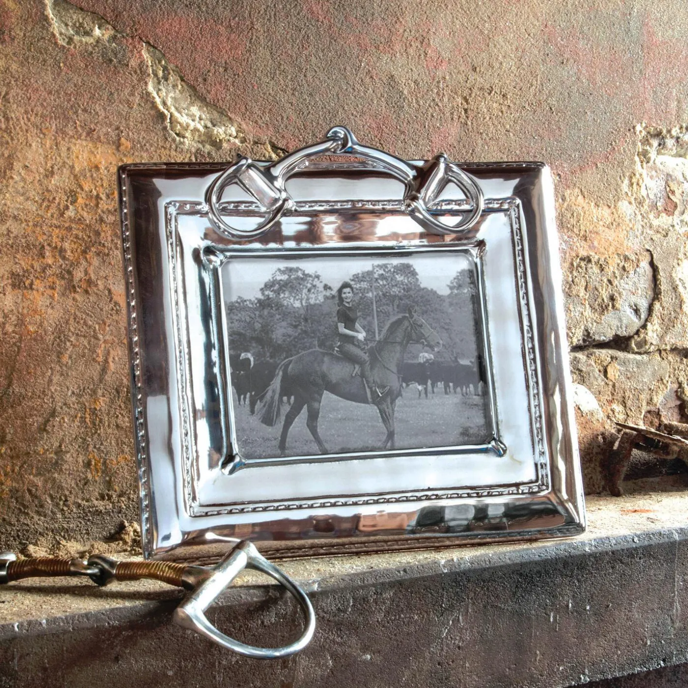 FRAME Western Equestrian Snaffle Bit 5 x 7 Frame View All Frames|Frames