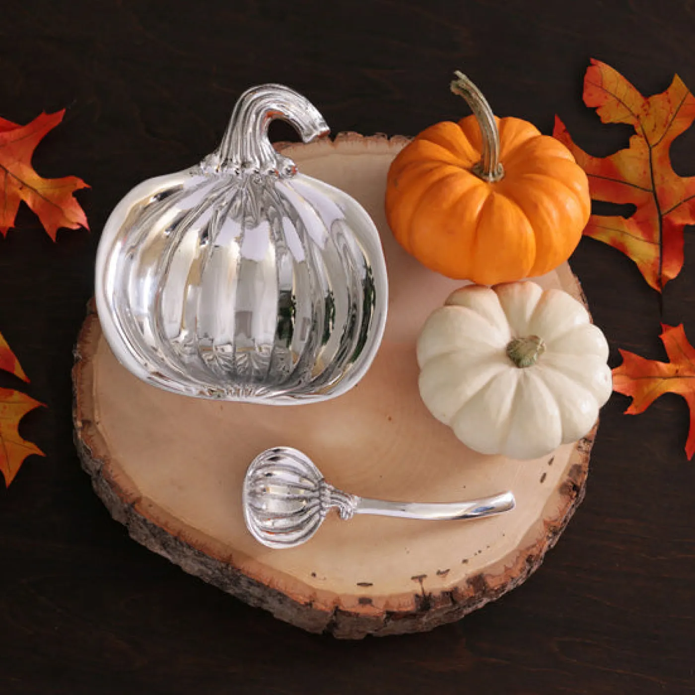 GIFTABLES Holiday Pumpkin Bowl with Spoon Holiday|Bowls