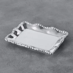 GIFTABLES Organic Pearl Rectangular Tray Trays|Best Sellers