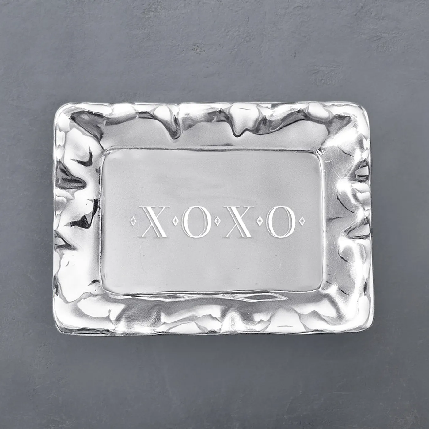 Discount GIFTABLES Vento Rectangular Engraved Tray- XOXO Trays|Gifts Under $50