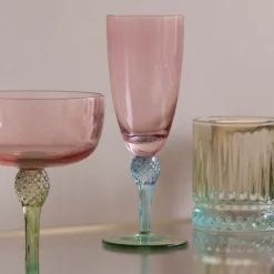 Best GLASS Aquarelle Flute Set of 4 (Multi) GLASS Aquarelle|View All Glass