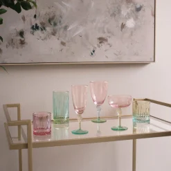 New GLASS Aquarelle Tumbler Set of 4 (Multi) GLASS Aquarelle|View All Glass