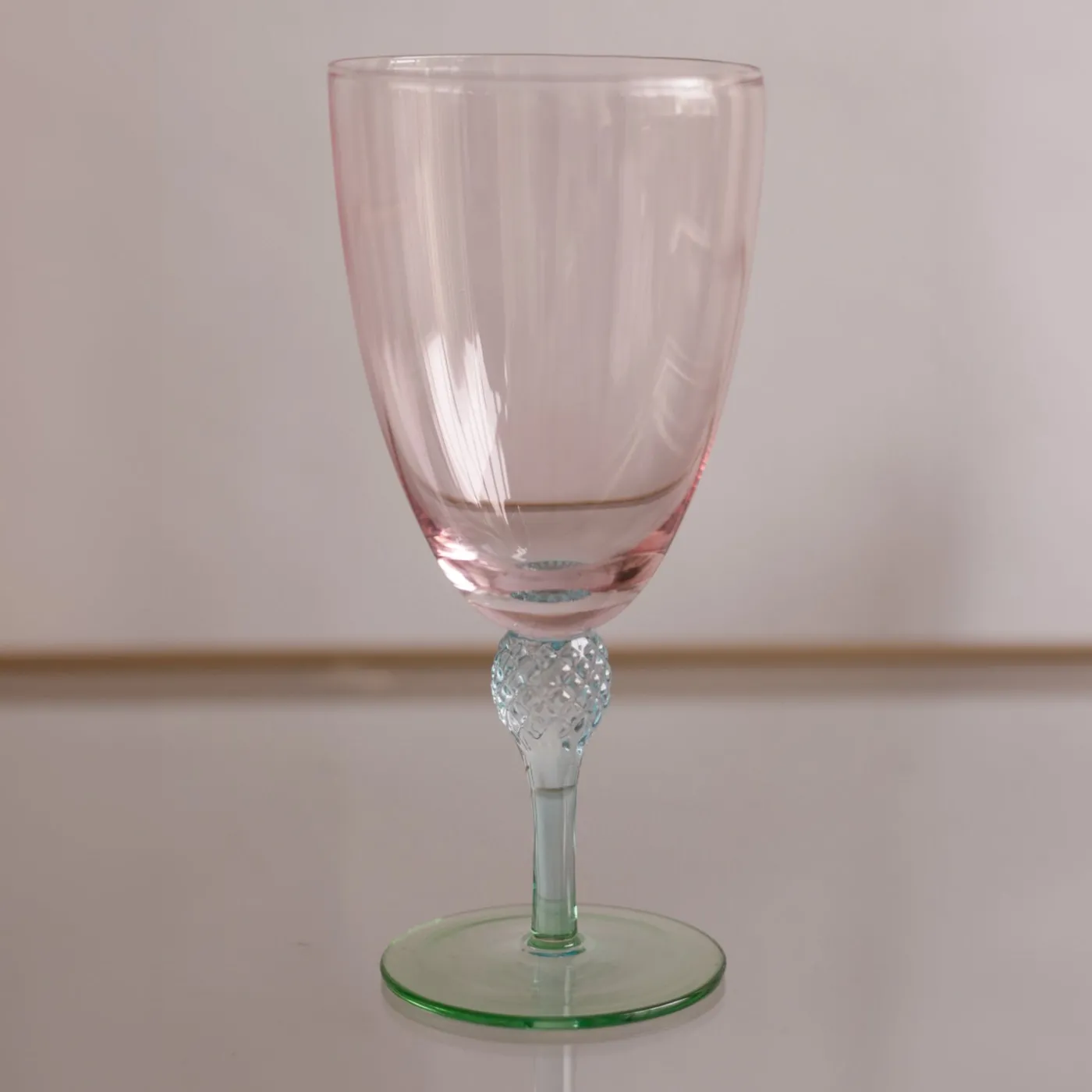 New GLASS Aquarelle Wine (or All Purpose) Glass Set of 4 (Multi) GLASS Aquarelle|View All Glass